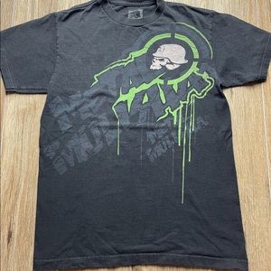 Metal Mulisha  Graphic T-Shirt, Black, Short Sleeve, 100% Cotton, Mens, Size: S